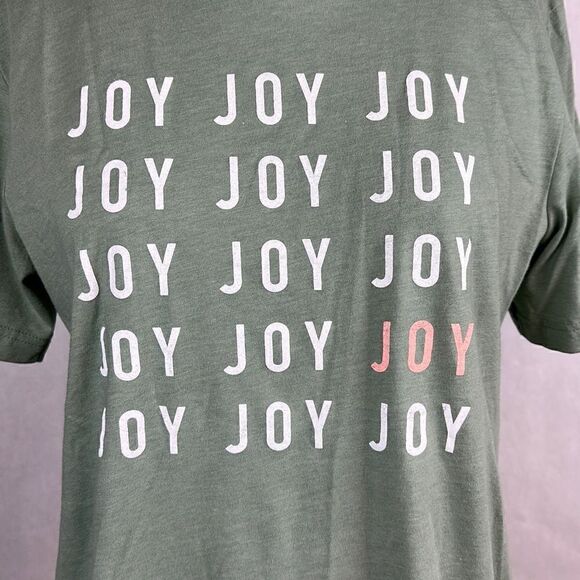 Ramble & Co JOY T-shirt Size Large Green White - Picture 2 of 6